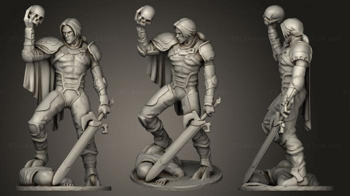 Figurines heroes, monsters and demons (Raziel 2, STKM_3316) 3D models for cnc